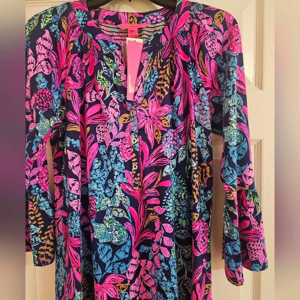 NWT Lilly Pulitzer Norris 3/4 Sleeve Dress.Size Small. - Picture 10 of 11